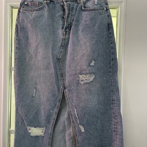 Denim skirt size 12